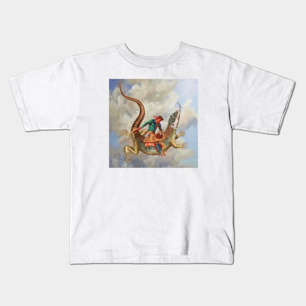 Rango Rode Kids T-Shirt by Fiddlercrab